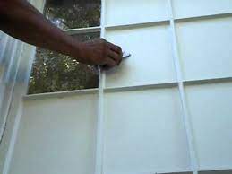 how to paint large windows with lots of