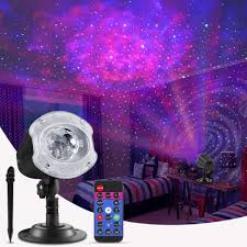 Amazon Com Ecowho Christmas Laser Light Projector Outdoor 10 Colors Changing 2 In 1 Galaxy Projector Lights Outdoor Ocean Wave Led Night Light Projector With Remote Rgbw Waterproof Landscape Lights For Bedroom Home Improvement