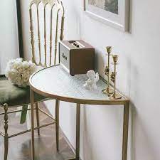 Vintage Glass Console Table Mayya