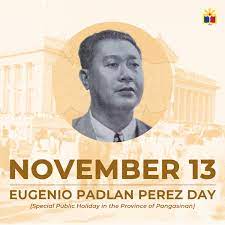 november 13 as special public holiday