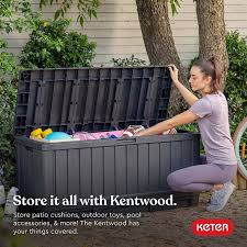 Keter Kentwood 92 Gallon Resin Deck Box