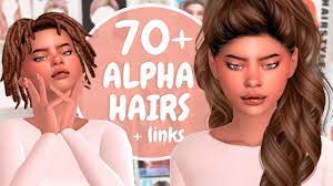 the sims 4 alpha hair cc haul