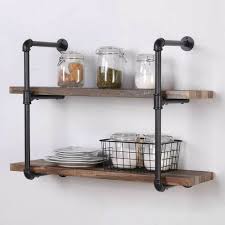 Eviehome Cedric Industrial Wall Shelf