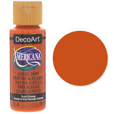 Burnt Orange Americana Acrylic Paint