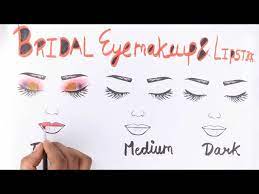 bridal eye makeup lipstick tutorial