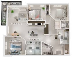 floor plans 3 bedroom apartments in