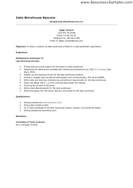 Sample Resume Objectives Warehouse Position Resume Pdf