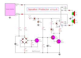 Home » electrical circuit » protection circuit » stereo speaker protector circuit. Speaker Protection Circuit With Pcb Layout Eleccircuit Com