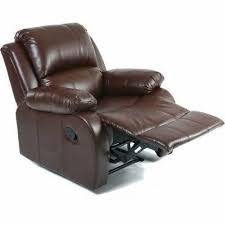 recliner chair brown leather recliner