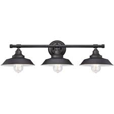 Westinghouse Iron Hill 3 Light Oil Rubbed Bronze Wall Fixture 6343400 The Home Depot