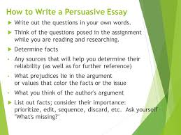 What can i do my persuasive essay on Marked by Teachers