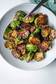 caramelized brussels sprouts with bacon