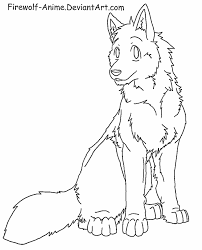 He has a short snout indigo irises and a scar over his left eye. Images Of Firewolf Anime Wolf Coloring Pages
