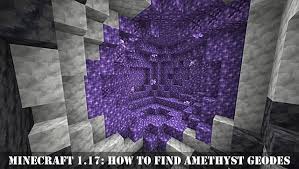find amethyst geodes in caves
