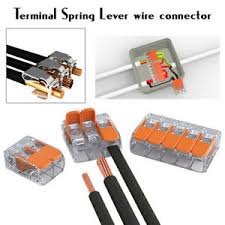 Switches, wire size and all connectors necessary. Electrical Connectors Wire Block Clamp Terminal Cable 12v 240v Reusable 2 3 5 Uk Ebay
