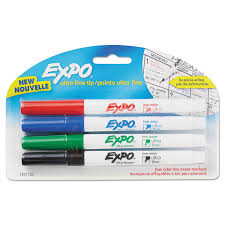 expo low odor dry erase marker extra