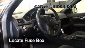 Interior Fuse Box Location 2008 2015 Mercedes Benz C300