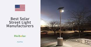 best solar street light manufacturers