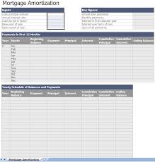 Printable Mortgage Calculator Amortization Schedule Excel