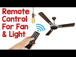 Remote Control Fan And Light
