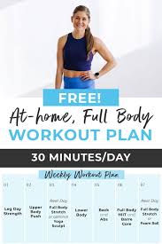 Free Weekly Workout Plan Full S