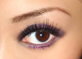 eotd black and purple smoky eyes