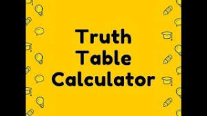 truth table calculator you