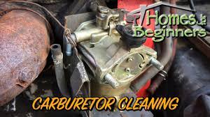 how to clean a carburetor by boiling in