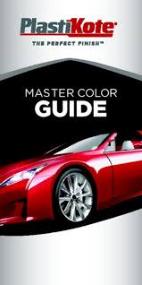 Plastikote Offers New Master Color Guide