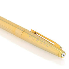 Our pens are engraved with your message or name onto the cap or barrel of the pen, meaning it is a permanent inscribing to give you a high quality personalised pen. Nic Syd On Twitter New For 2019 The Lauder Ballpoint Pen Shown Here Engraved With The Nic Syd Logo In Gold With 1 Clear Swarovski Crystal Pens Do Not Come