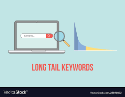 Long Tail Keywords With Laptop And Graph Chart