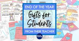 end of the year gifts for students from