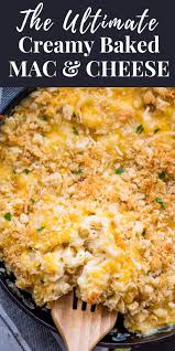 creamy baked mac and cheese with panko