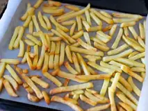 How do you make frozen French fries healthier?