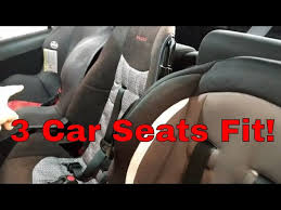 Fit 3 Carseat In A Car Or Crossover