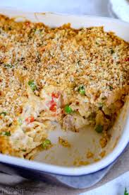 Tuna noodle also often includes frozen or canned peas. The Best Tuna Casserole With Noodles Mom On Timeout