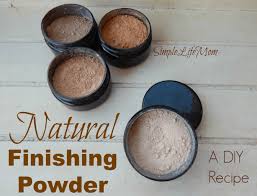 natural finish powder recipe