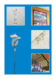 ceiling sign hanging accessories