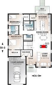 One Story 2 Bed House Plan With An Open