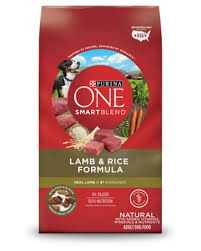 Purina One Smartblend Lamb Rice Formula Natural Adult Dog Food