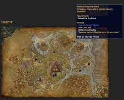 Then you can get the wq unlocked on . World Quest Tracking For Battle For Azeroth Wowhead News