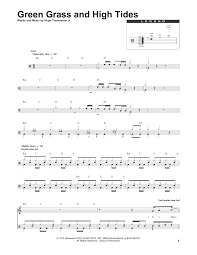 Auto scroll beats size up size down change color hide chords simplify chords drawings columns. Outlaws Green Grass And High Tides Sheet Music Notes Chords Download Rock Notes Drums Transcription Pdf Print 174299