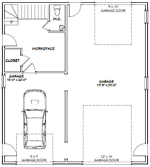 36x40 Apartment With 1 Car 1 Rv Garage