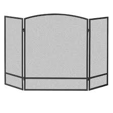 style selections steel fireplace screen