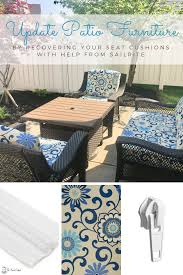 Update Patio Furniture Cushions With