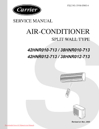 carrier 42hnr010 713 service manual pdf