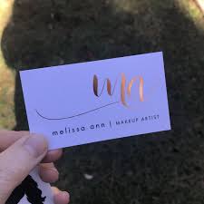 makeup artist business cards fancy