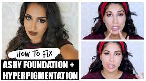 Fix Ashy foundation + Cover Hyper-pigmentation (not cakey) - YouTube