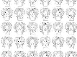 #coloured pencil #fineliner #new art blog #pls be nice. Seamless Pattern Funny Girls Smiling Continuous Line Drawing Of Cute Girl Art Line Illustration Sketch For Your Design Female Stock Illustration Illustration Of Line Drawing 162302188