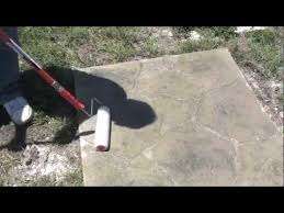 Stamped Concrete Overlay How To Stamp
